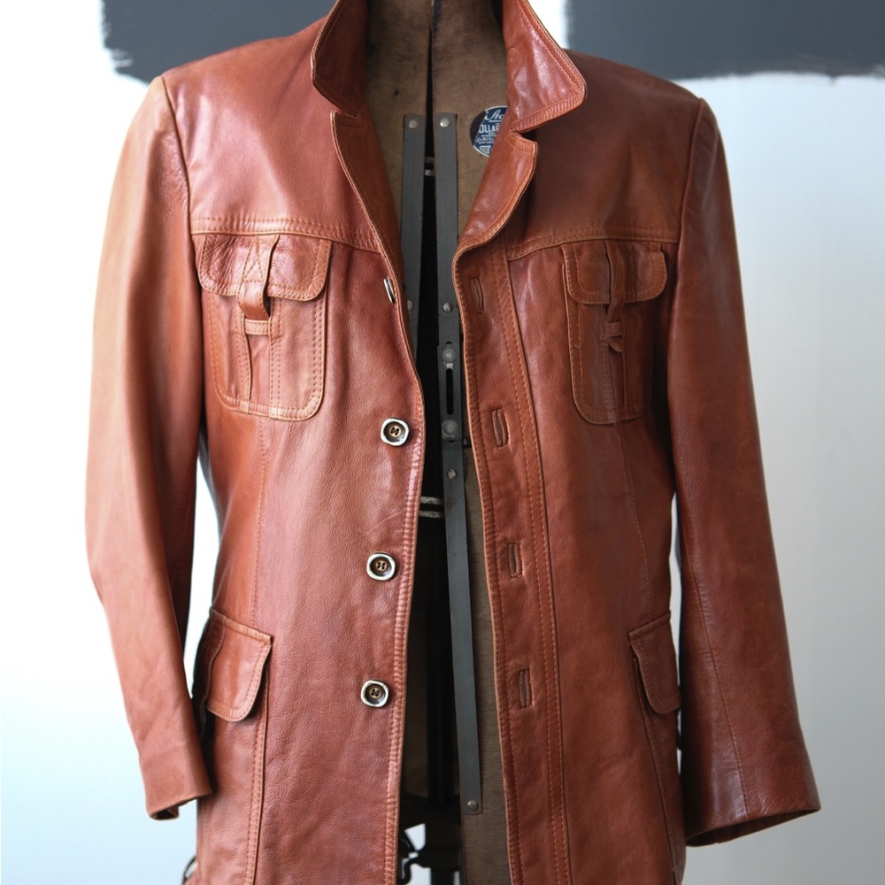 Men's Brown Leather Jacket